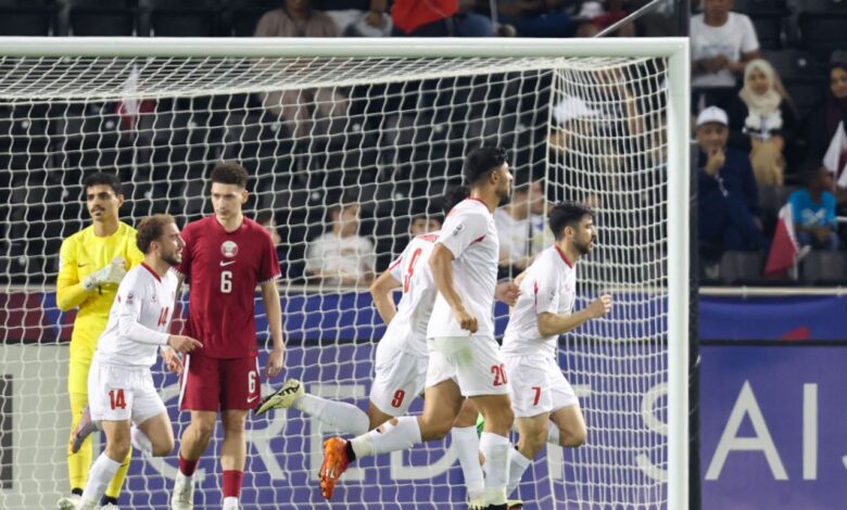 الأردن ضد قطر في كأس آسيا تحت 23 سنة