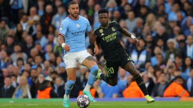 فينيسيوس جونيور - كايل ووكر ريال مدريد ضد مانشستر سيتي (المصدر:Gettyimages)