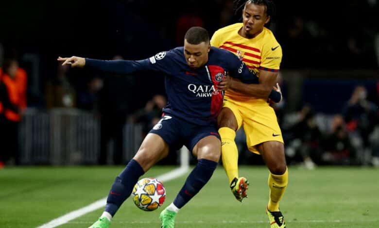 تشكيل مباراة برشلونة ضد باريس سان جيرمان - كيليان مبابي