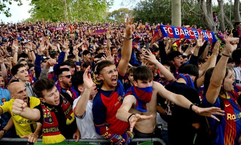 جماهير برشلونة