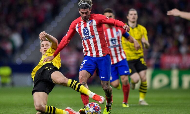 القنوات الناقلة لمباراة أتلتيكو مدريد ضد بوروسيا دورتموند
