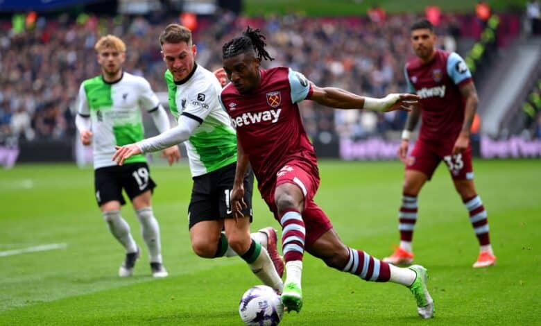 ليفربول ووست هام يونايتد