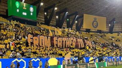 جماهير النصر أمام الخليج