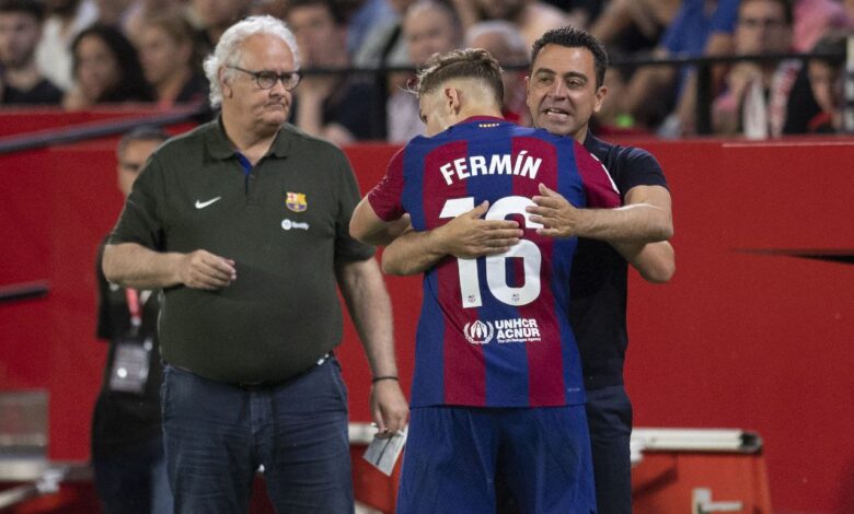 تشافي هيرنانديز - فيرمين لوبيز - برشلونة