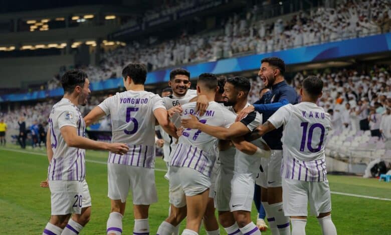 مباراة العين