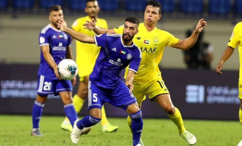 مباراة الوصل ضد النصر