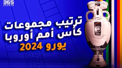 ترتيب مجموعات كأس أمم أوروبا يورو 2024