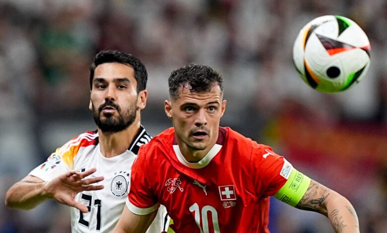 جرانيت تشاكا - إلكاي جوندوجان - ألمانيا ضد سويسرا