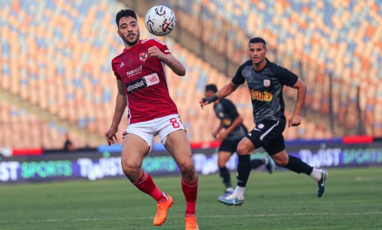 الأهلي ضد فاركو - أكرم توفيق - تصوير: مصطفى الشحات