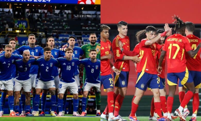 أهداف مباراة إيطاليا ضد إسبانيا