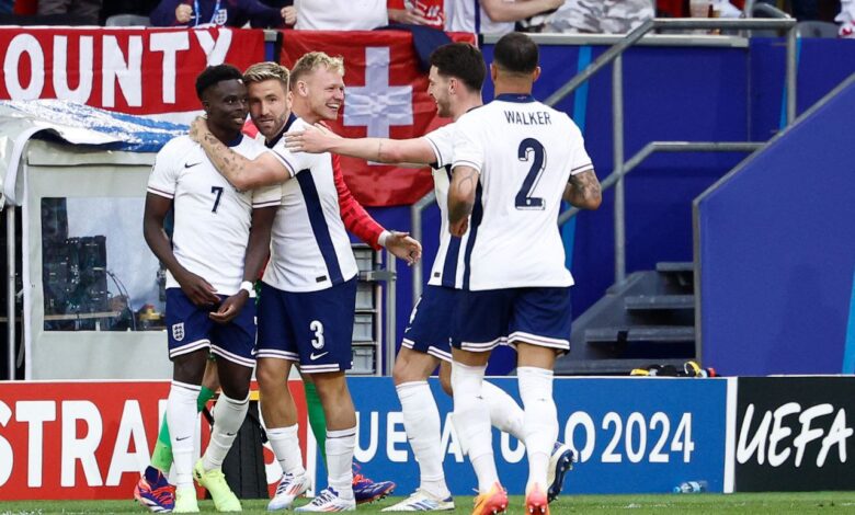 كايل ووكر - بوكايو ساكا - منتخب إنجلترا (المصدر:Gettyimages)