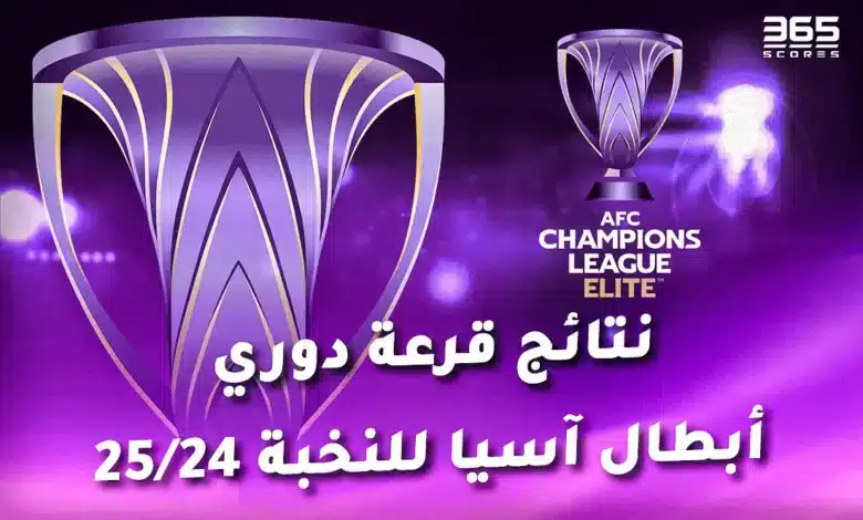 نتائج قرعة دوري أبطال آسيا للنخبة 2024/2025