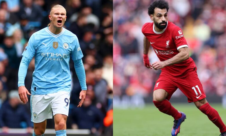 ترتيب هدافي الدوري الإنجليزي - محمد صلاح - إرلينج هالاند