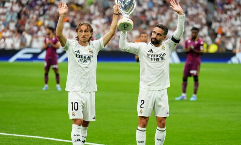 ريال مدريد - داني كارفخال - لوكا مودريتش - المصدر (Getty Images)