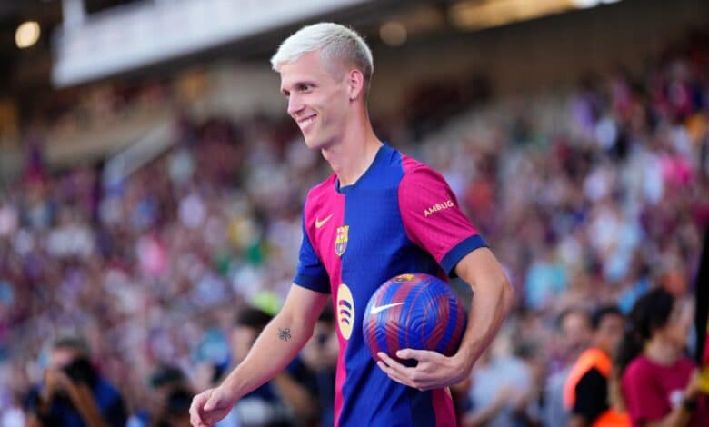 برشلونة - داني أولمو - هانز فليك