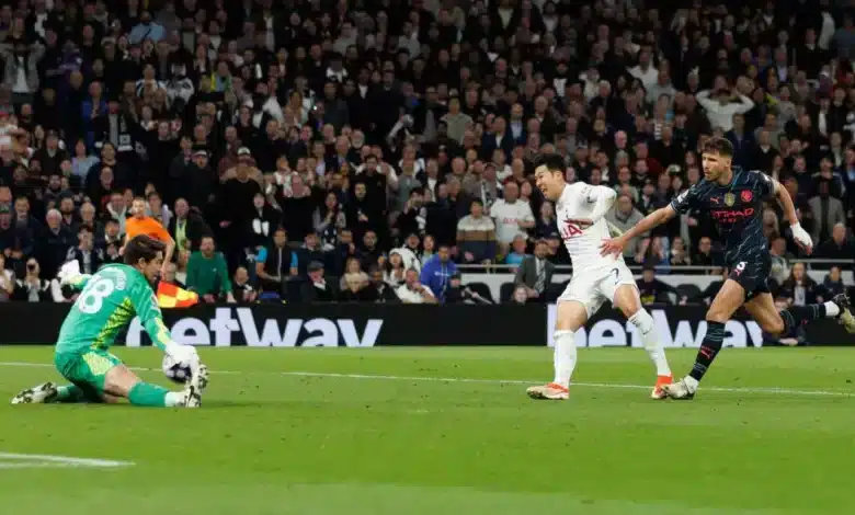 مانشستر سيتي ضد توتنهام (المصدر:Gettyimages)