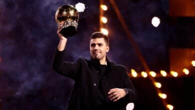 تكريم رودري بفوزه بالكرة الذهبية - (المصدر:Gettyimages)