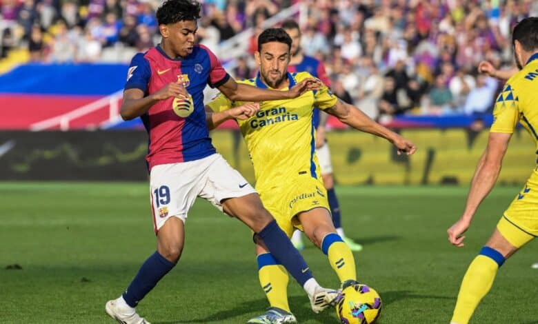 برشلونة ضد لاس بالماس