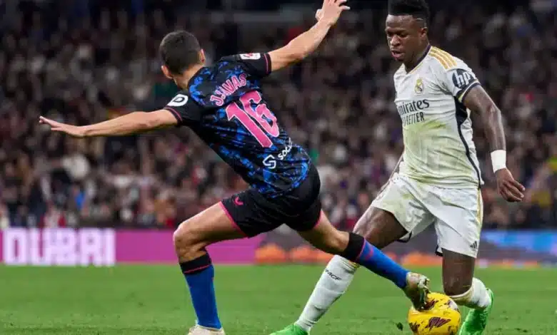 تشكيل ريال مدريد ضد إشبيلية بالجولة 18 في الدوري الإسباني - فينيسيوس جونيور