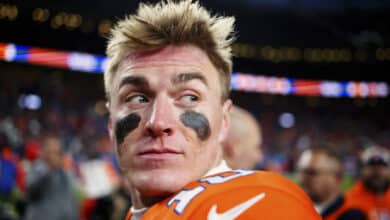 Bo Nix of the Denver Broncos