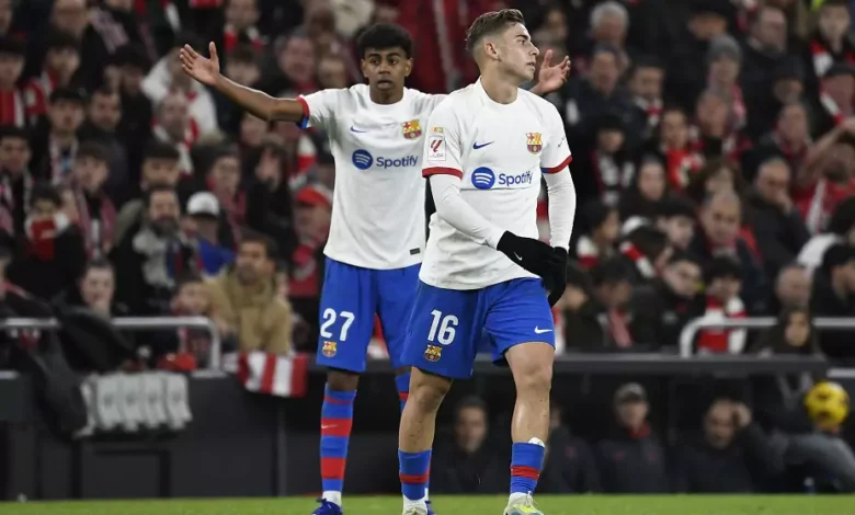 فيرمين لوبيز - لامين يامال - برشلونة (المصدر:Gettyimages)