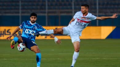 محمد شحاتة - إبراهيم عادل - الزمالك ضد بيراميدز