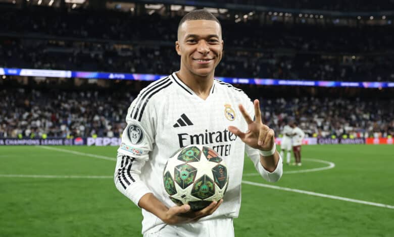 كيليان مبابي - مباراة ريال مدريد اليوم