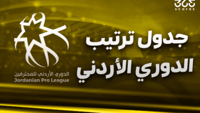 جدول ترتيب الدوري الأردني