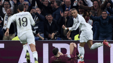 كيليان مبابي - ريال مدريد ضد مانشستر سيتي (المصدر:Gettyimages)