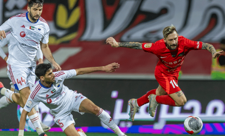 شباب الأهلي ضد الشارقة