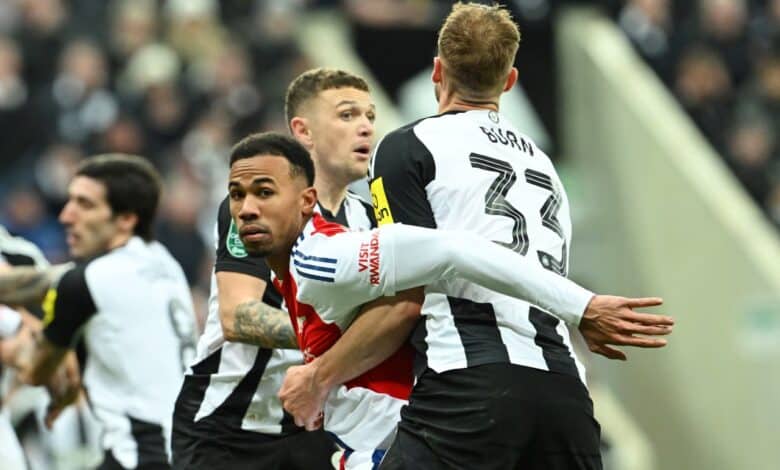 جابريل - أرسنال ضد نيوكاسل يونايتد