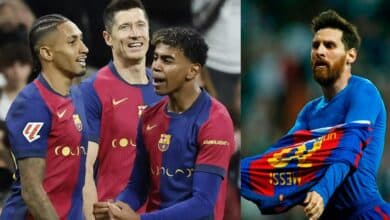 ليونيل ميسي - برشلونة - لامين يامال - (المصدر: Getty images)