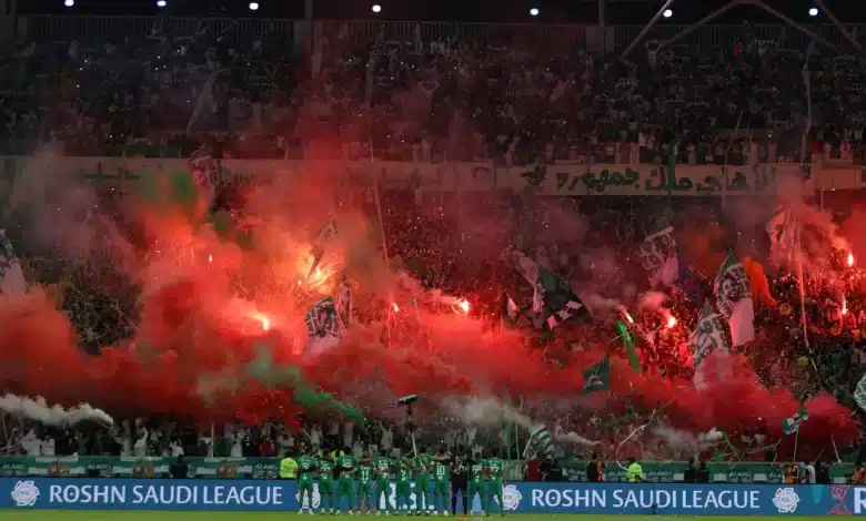 القنوات الناقلة لمباراة الأهلي ضد الرياض بالجولة 34 في الدوري السعودي