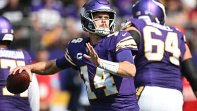 Sam Darnold #14 of the Minnesota Vikings