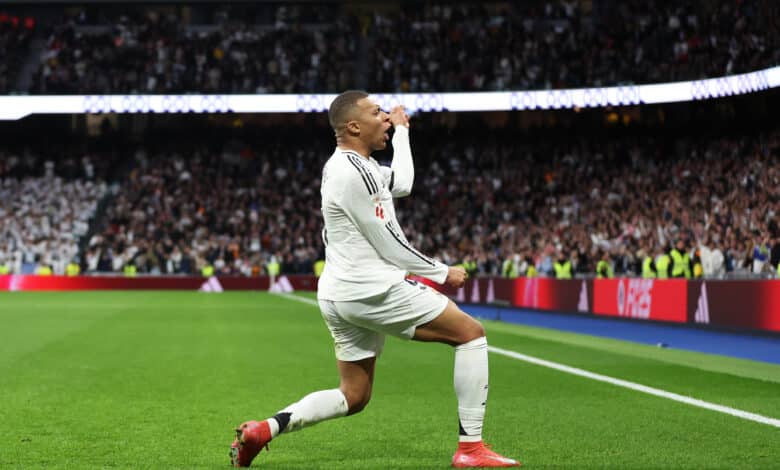 كيليان مبابي - مباراة ريال مدريد اليوم - (المصدر:Gettyimages)