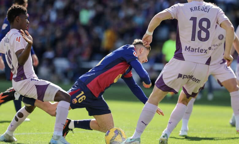 تدخل أسبريلا على فيرمين - برشلونة ضد جيرونا