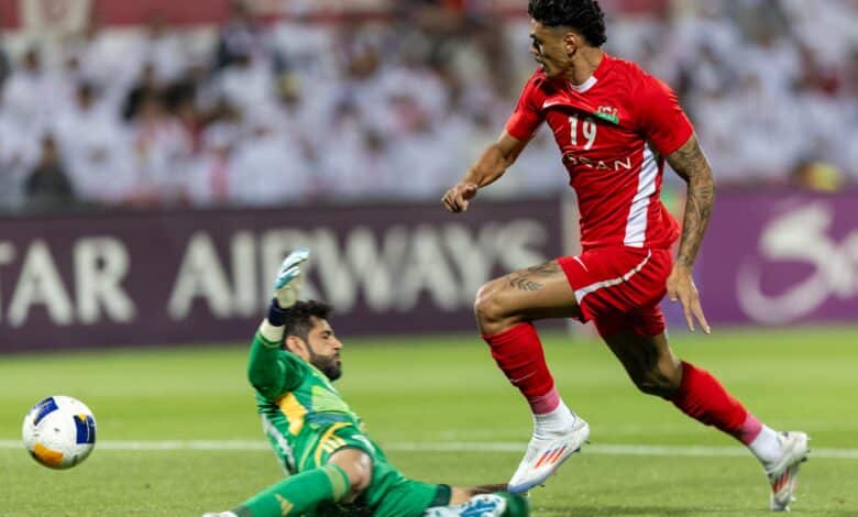 شباب الأهلي ضد الشارقة - المصدر: الحساب الرسمي لنادي شباب الأهلي