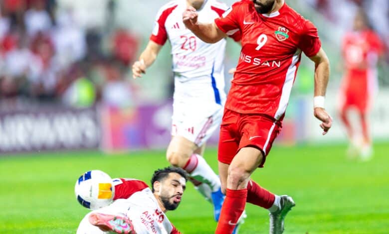 شباب الأهلي ضد الشارقة - الحساب الرسمي لشباب الأهلي