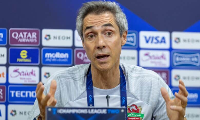 باولو سوزا مدرب شباب الأهلي - المصدر: الحساب الرسمي لشباب الأهلي