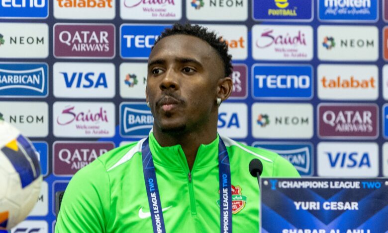 يوري سيزار لاعب شباب الأهلي - المصدر: الحساب الرسمي لشباب الأهلي