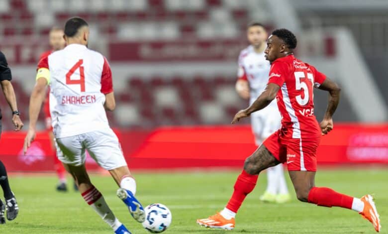 شباب الأهلي ضد الشارقة