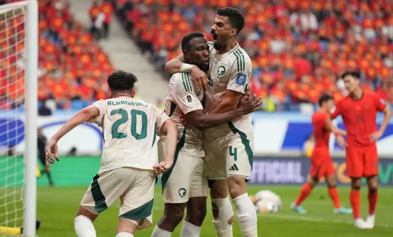 القنوات الناقلة لمباراة السعودية ضد الصين في تصفيات كأس العالم 2026