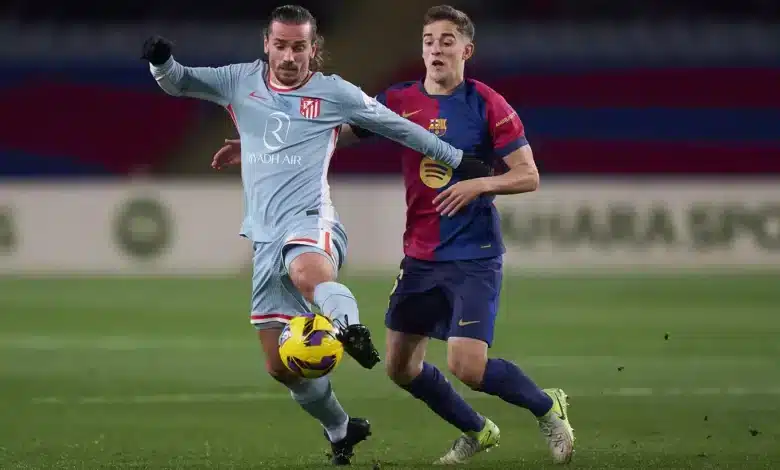 جافي - جريزمان - أتلتيكو مدريد - برشلونة (المصدر:Gettyimages)