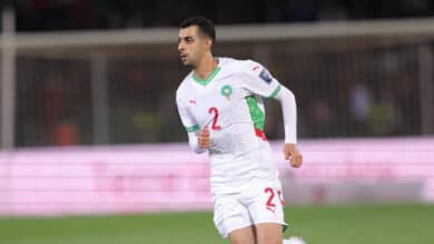 يوسف بلعمري - منتخب المغرب (تصوير عمر الناصري)