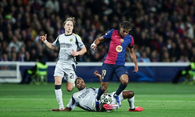 لامين يامال - برشلونة ضد بنفيكا