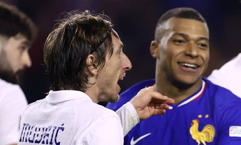 كيليان مبابي - لوكا مودريتش - فرنسا ضد كرواتيا