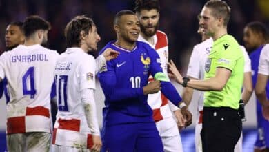 كيليان مبابي - لوكا مودريتش - فرنسا ضد كرواتيا - ربع دوري أمم أوروبا 2025