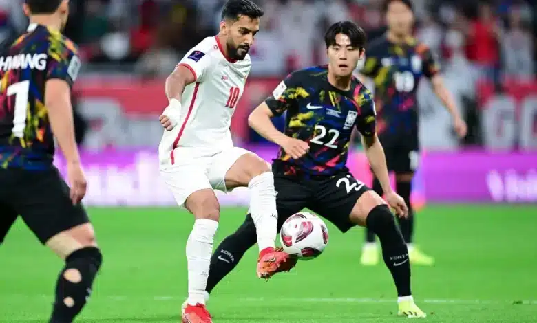 معلومات عن مباراة كوريا الجنوبية ضد الأردن