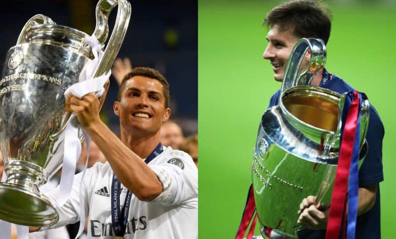 ليونيل ميسي - كريستيانو رونالدو - دوري أبطال أوروبا