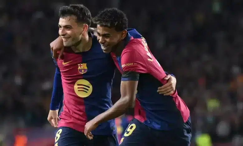 لامين يامال - بيدري - برشلونة تشكيل برشلونة ضد ريال مدريد في نهائي كأس ملك إسبانيا 2025